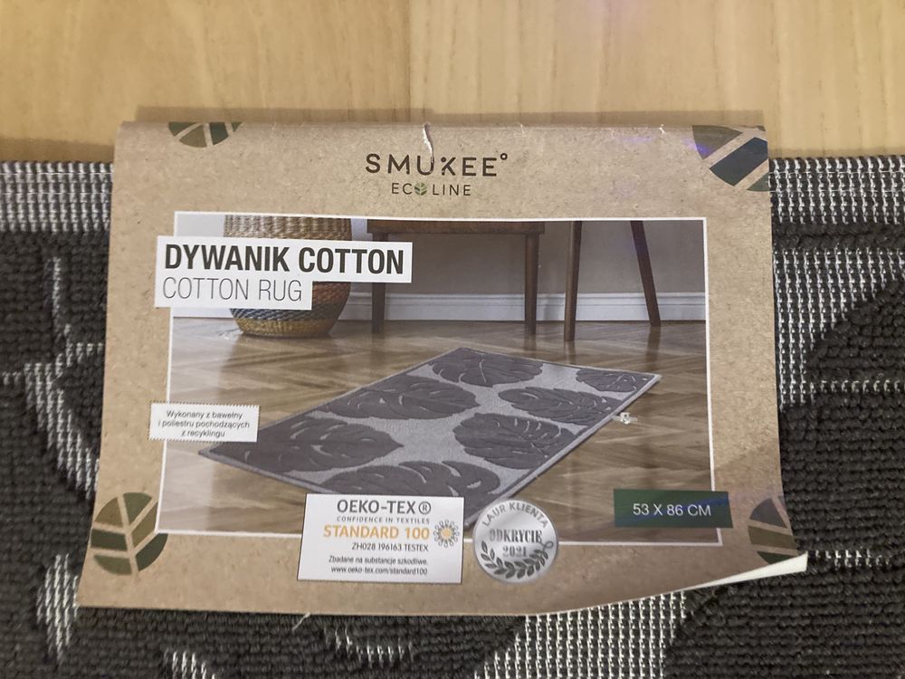 Nowy dywan Cotton 53x86cm przyjazny dla środowiska