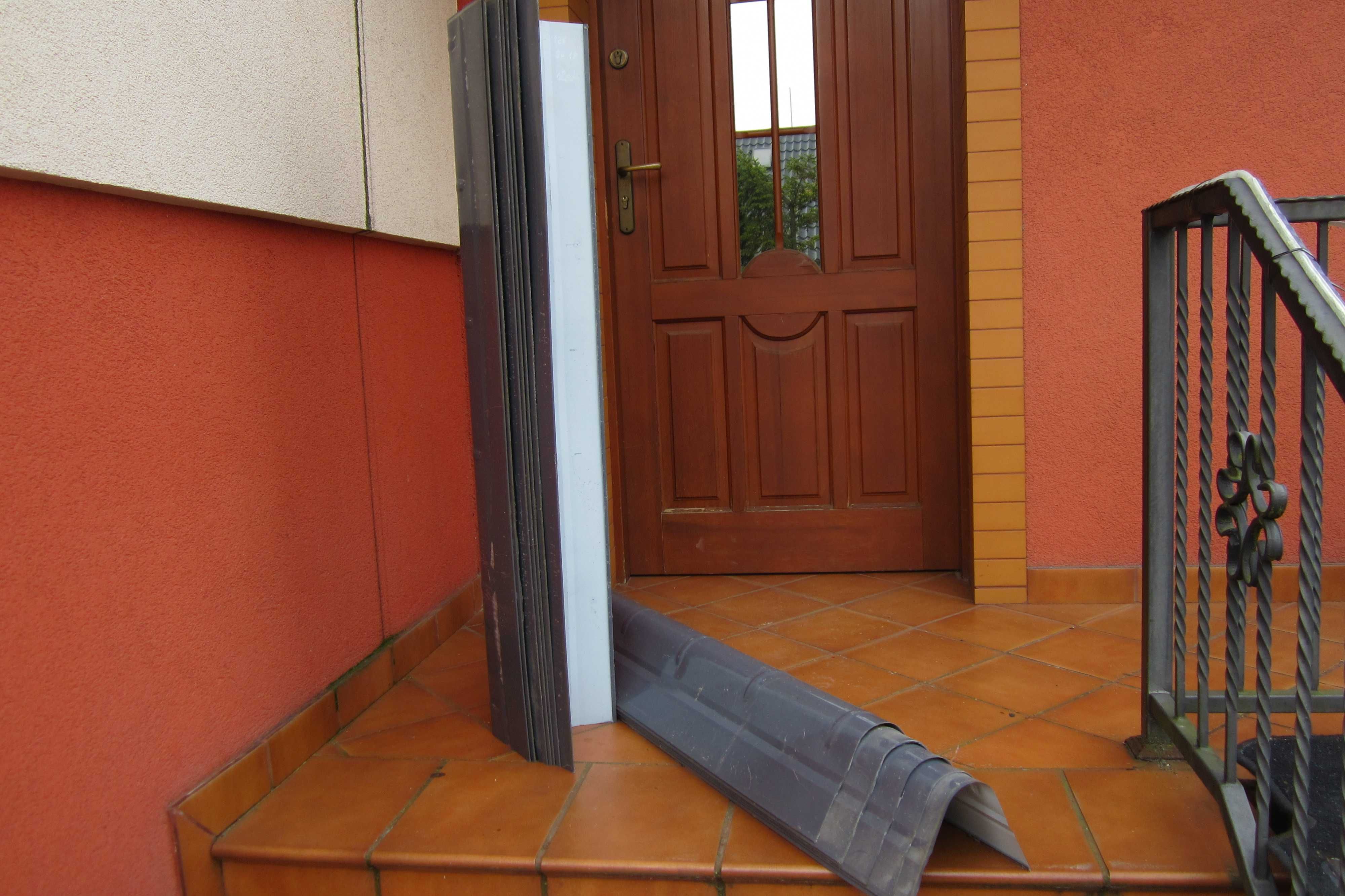 Nowe Gąsiory dachowe metalowe kalenica 125cm 12-szt. grafit 15m