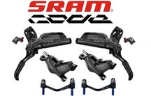 NOWE Sram Code R hamulce 4-tłoczkowe 200cm 2 * adapter 2 * matchmaker