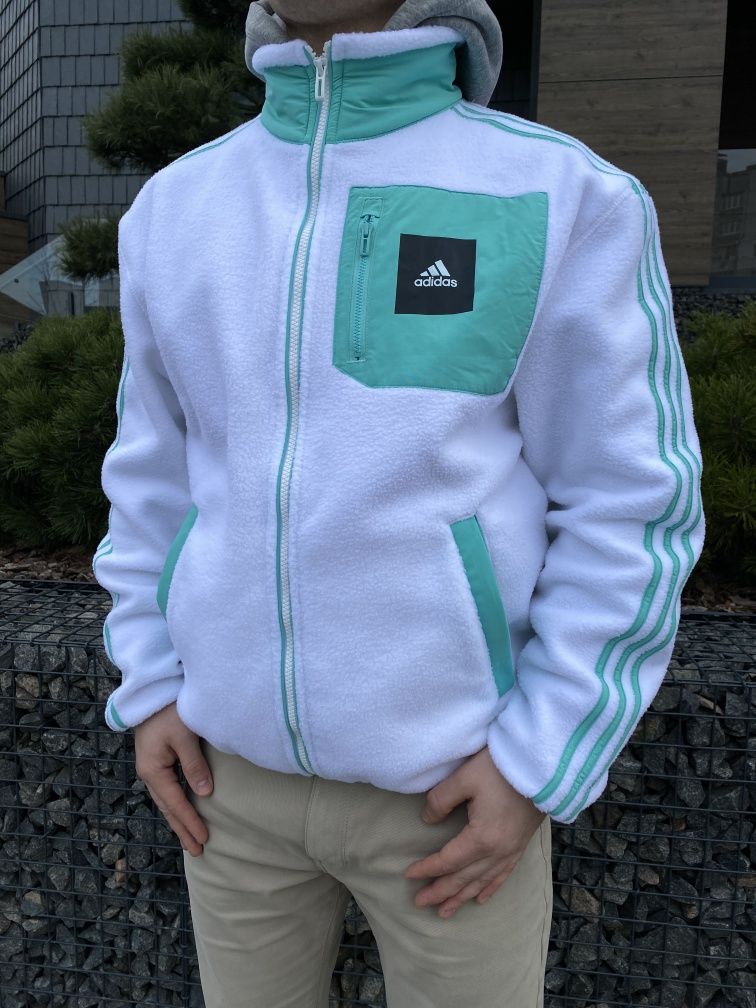Флісова шерпа / куртка / кофта Adidas Sherpa fleece jacket (оригінал)