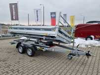 Debon PW 3.6 Electr.  360x180 cm 3.5T  przyczepa wywrotka kiper 3 strony, DMC 3500 kg