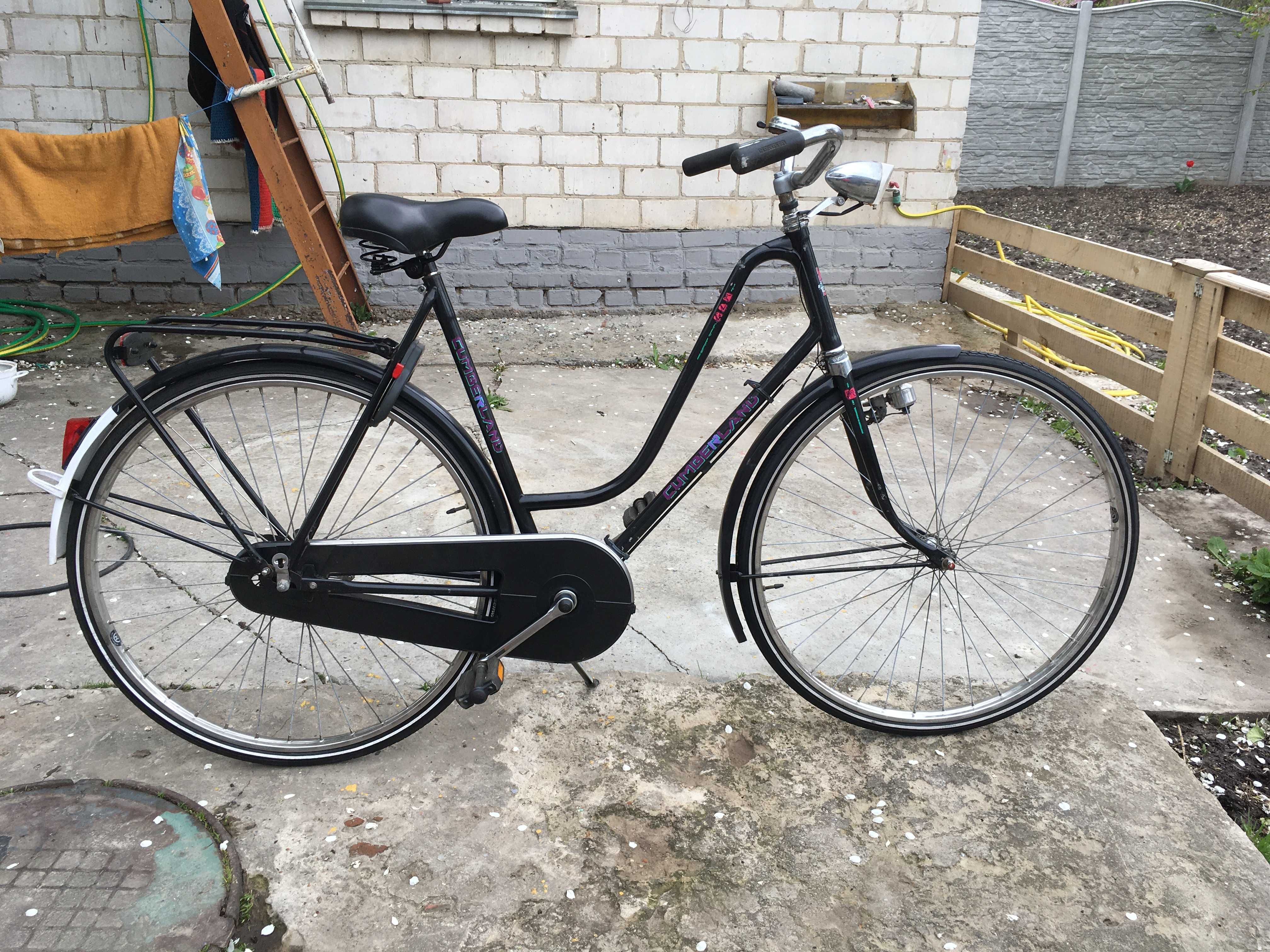 Велосипед женский дамский простой односкоростной 28 колеса Голландия