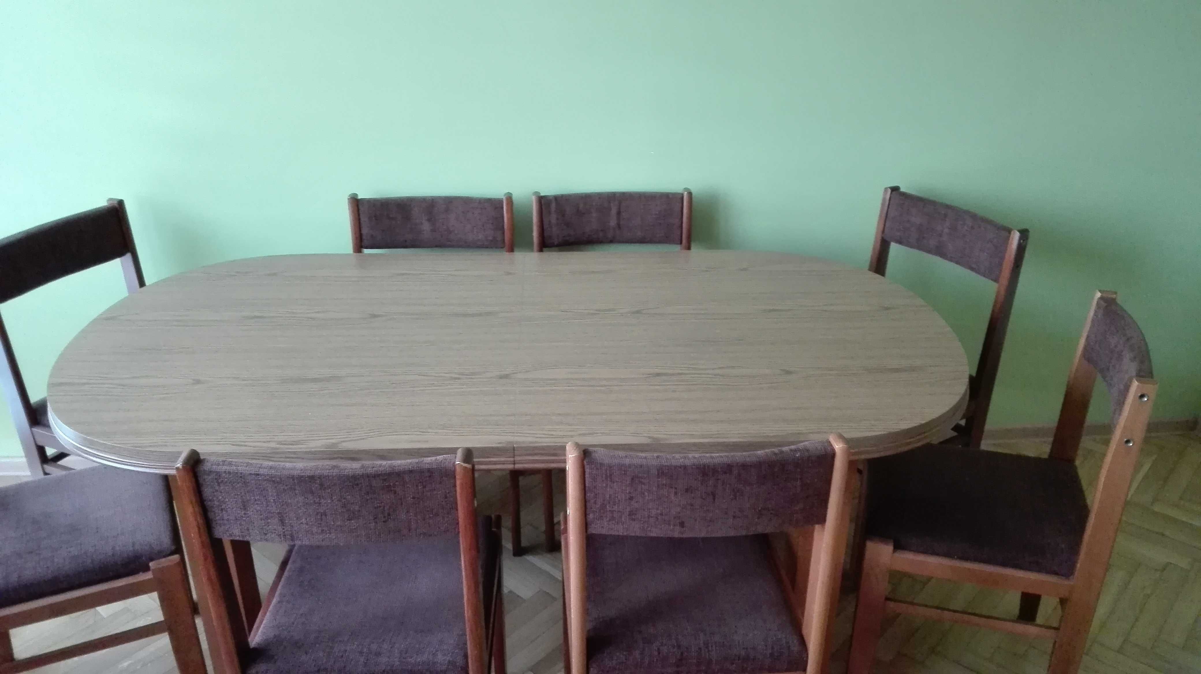 Stół + krzesła 180x90 ,230x90