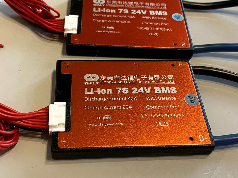 BMS DALY 7S 24V 40A Liion.