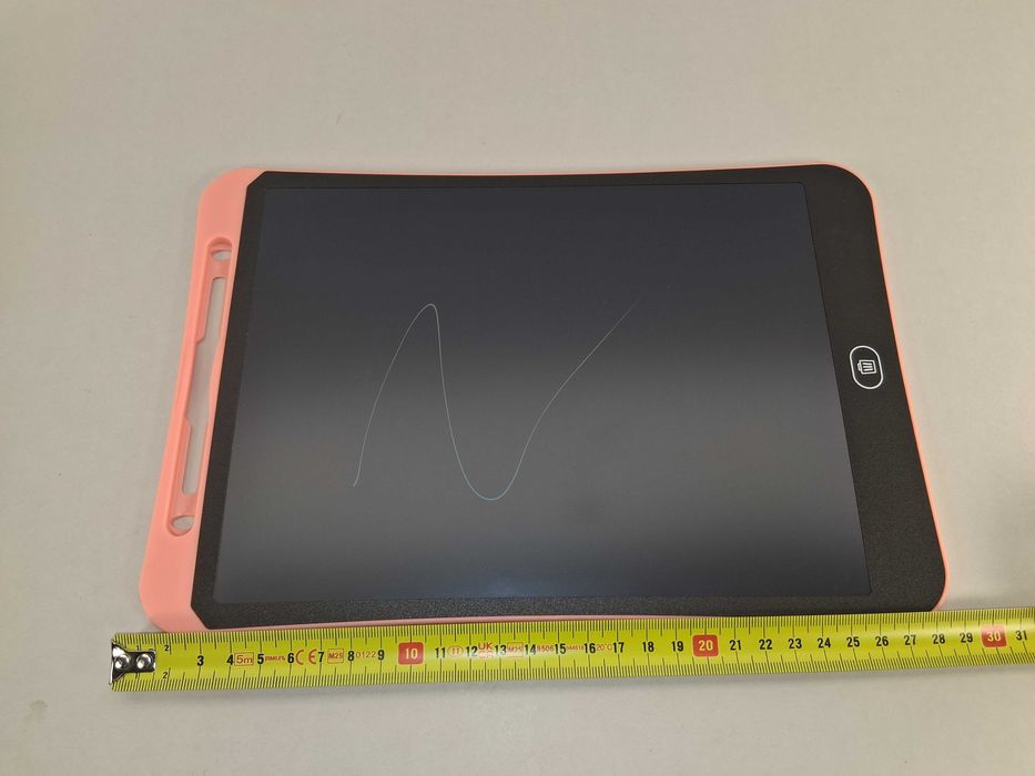 N026 Tablet Graficzny LCD 12 Cali Rysik Dla Dzieci Znikopis Różowy