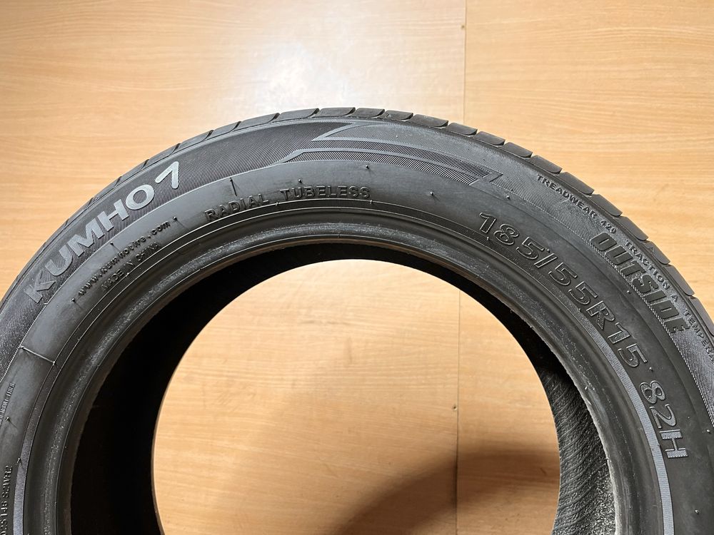 185/55 R 15 Kumho Як Нові EcoWing ES01 Літо пара шини