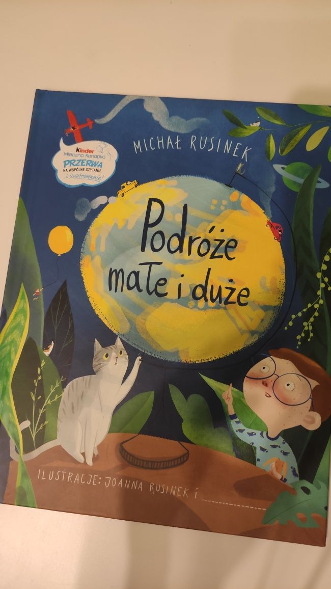 Podróże małe i duże Michał Rusinek Kinder trefl