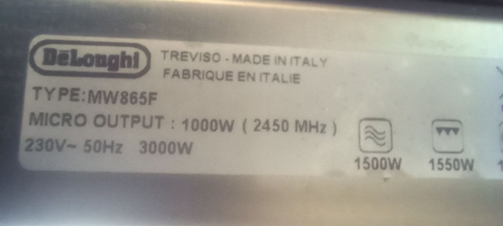 Forno e Micro-ondas da marca Delonghi topo de gama