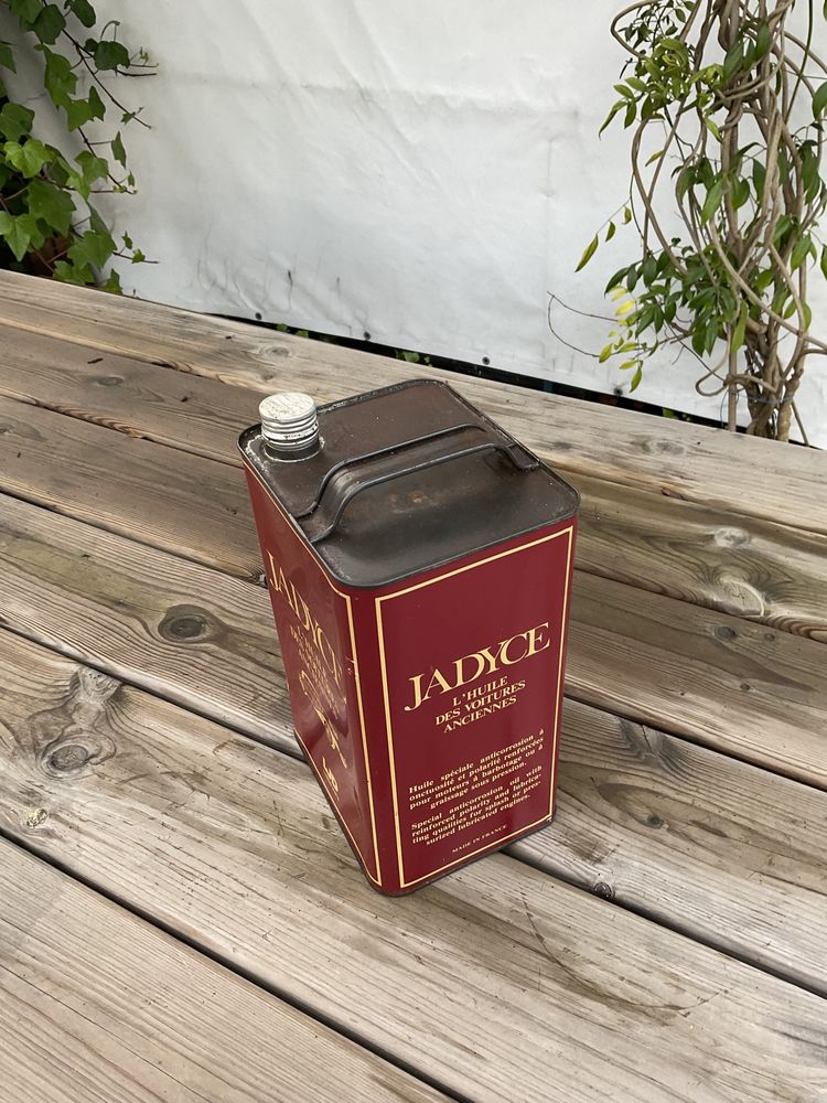 Lata oleo Jadyce vintage