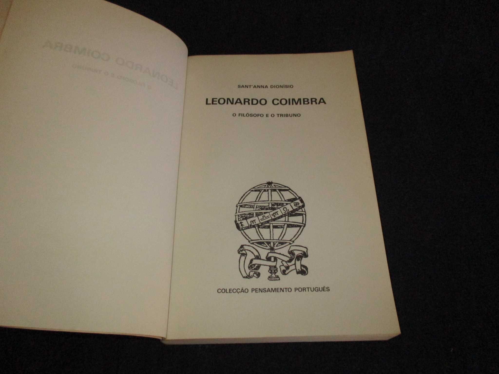 Livro Leonardo Coimbra O Filósofo e o Tribuno