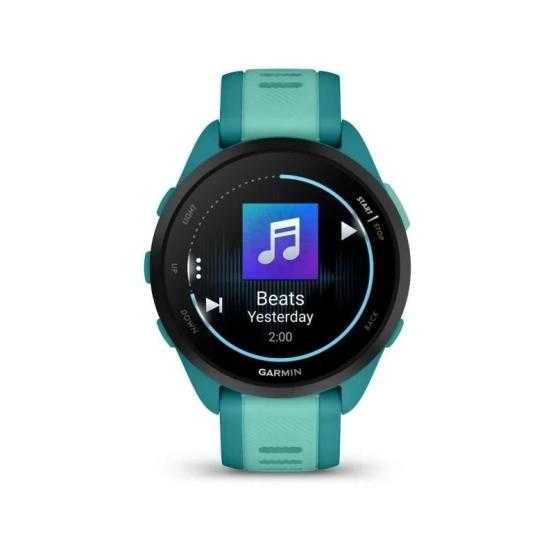 Годинник Garmin Forerunner 165 Music Turquoise/Aqua (010-02863-32)