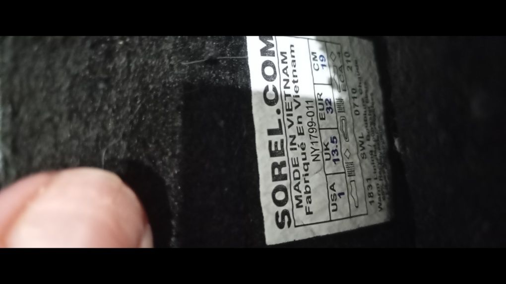 Buty zimowe śniegowce dziecięce sorel