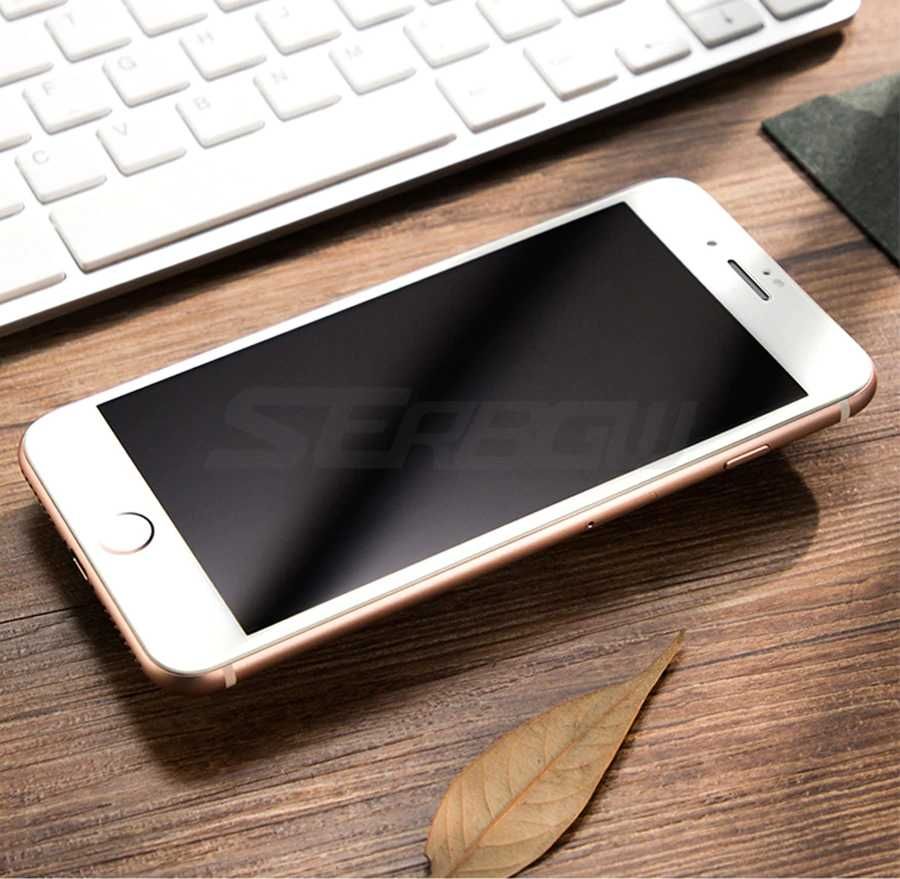 Szkło Hartowane 9D IPhone 6 / 6s cały ekran biały