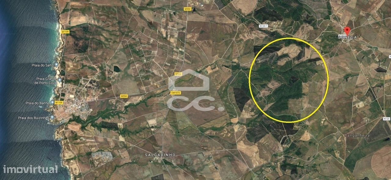 Terreno para Contrução de Empreendimento Turístico, em Porto Covo - Si