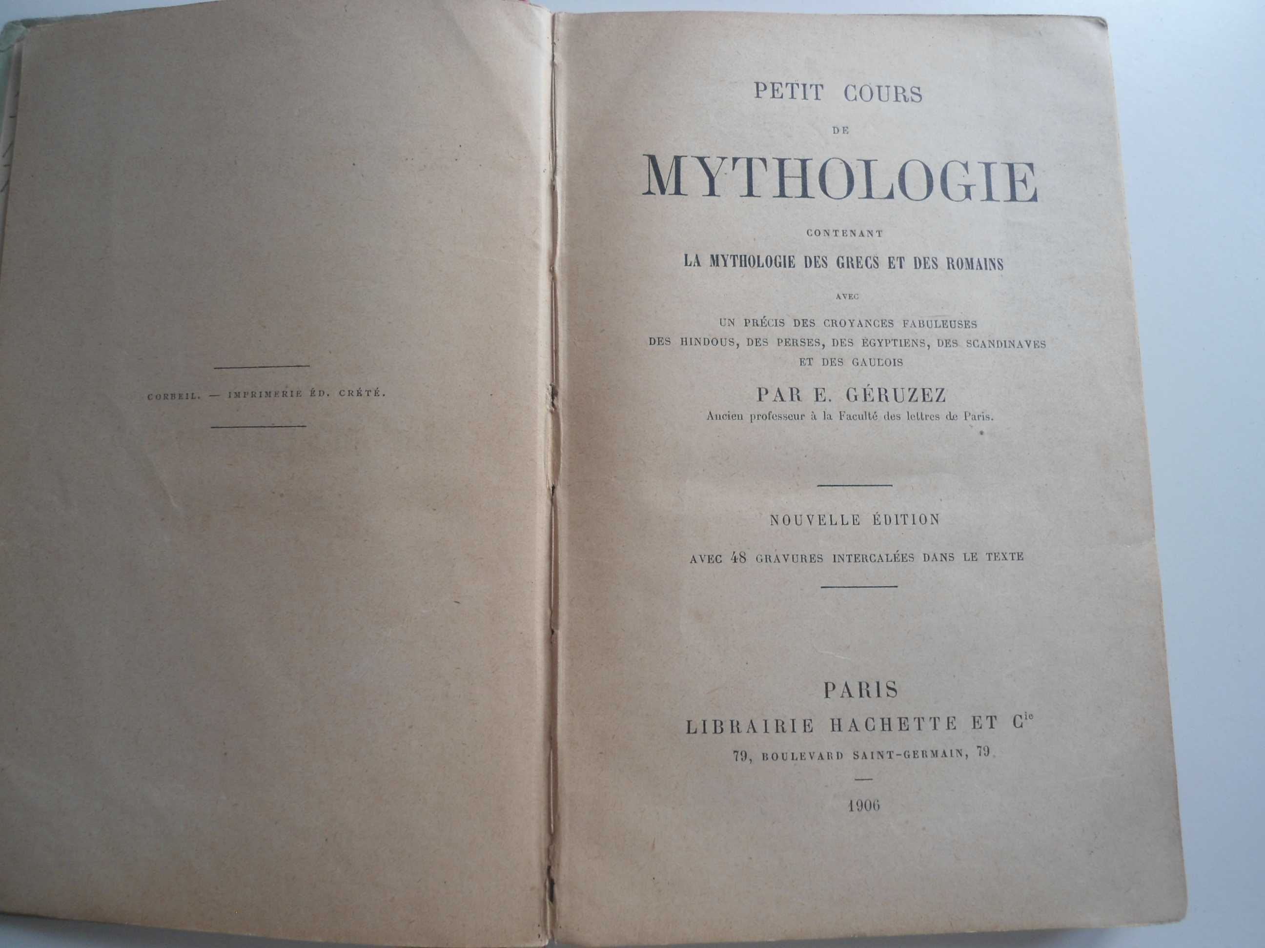 Petit Cours de Mythologie por E. Géruzez (1906)