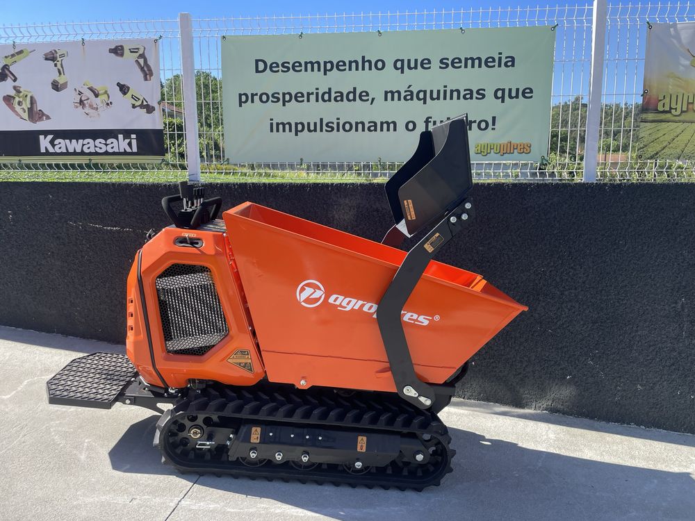 Mini dumper 800 kg com carregador frontal