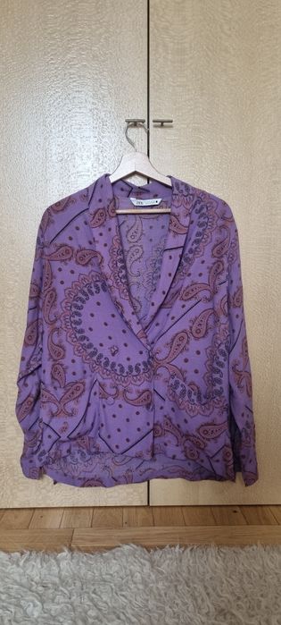 Zara bluzka/ marynarka we wzory w rozmiarze S