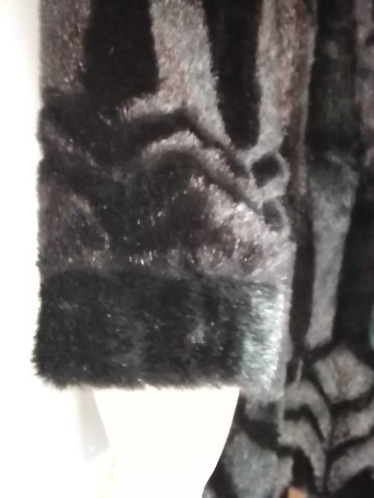 Casaco Pelo Sintético, Imitação de Vison, Tam XL