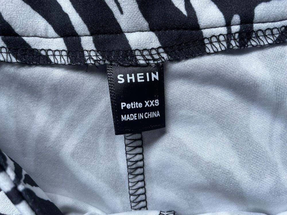 Calça padrão zebra - Shein XXS