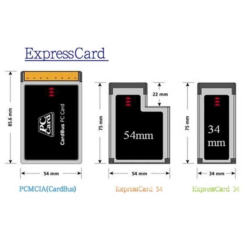 PCMCIA к USB 2.0 Cardbus двойной 2-портовый адаптер 480M