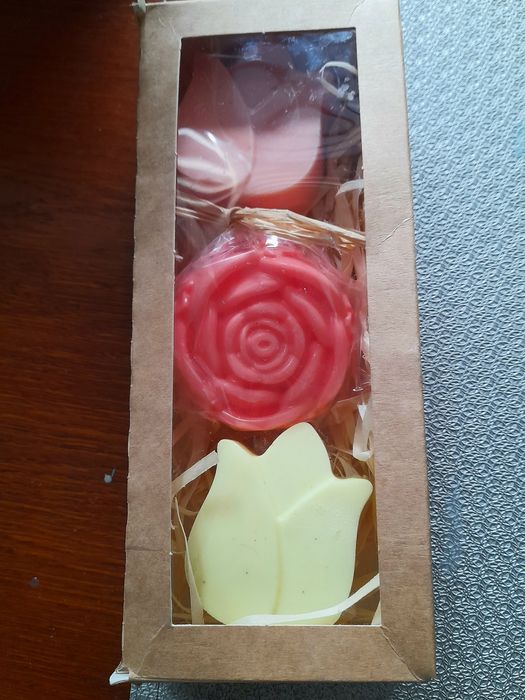 Zestawy mydełek  ręcznie wykonane walentynki Dzień Matki Dzień Babci