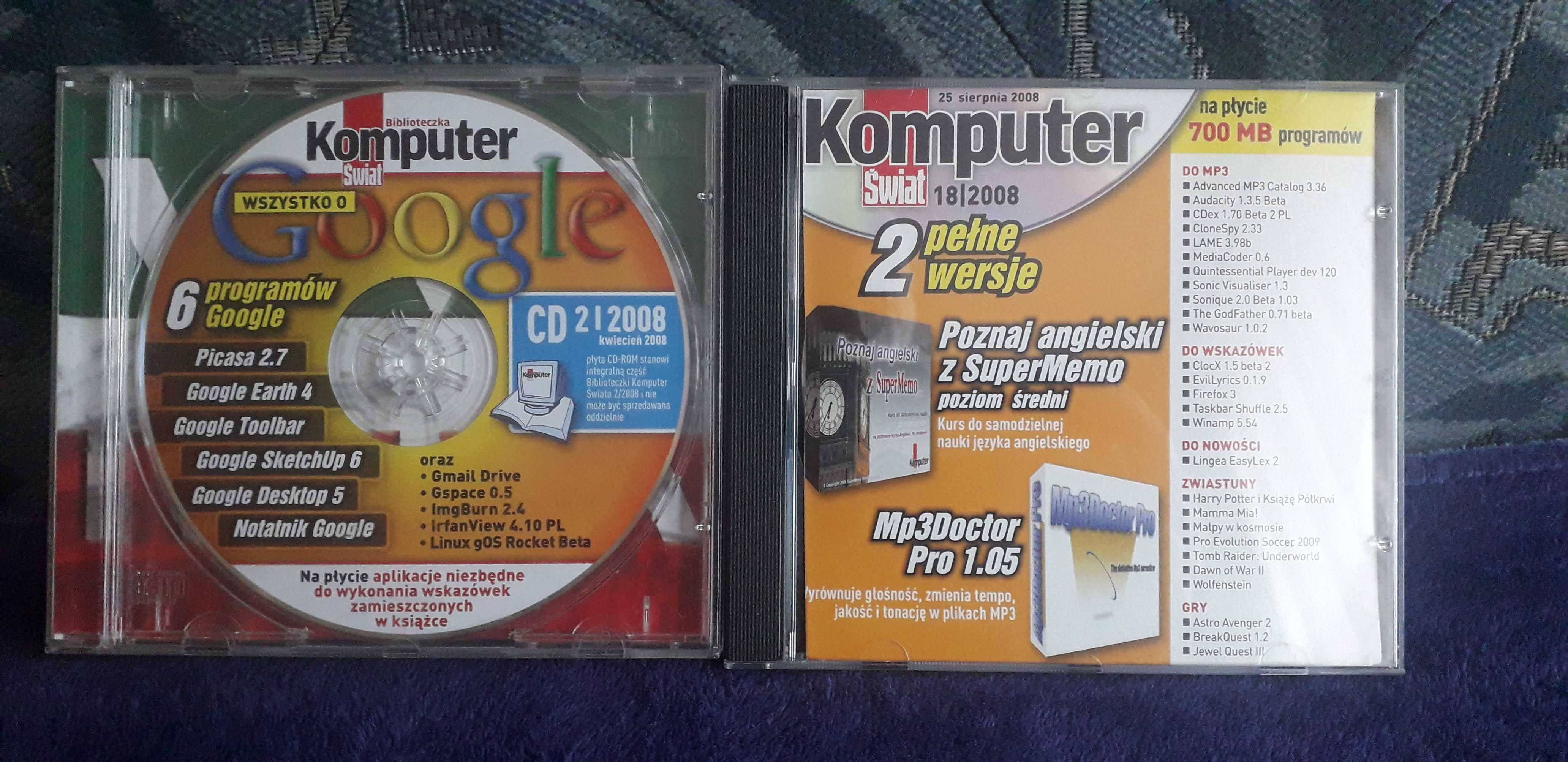 Ksiąźki nt Windows 10 + płyty CD