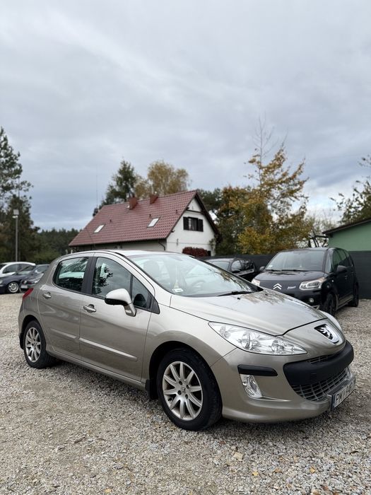 Peugeot 308 1.6 benz 2012r, klima, alufelgi, 120km, zadbany, ledy