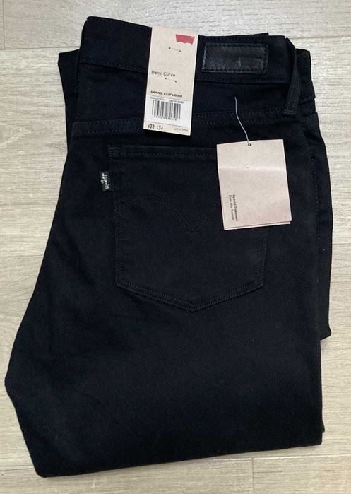 Levis Curve ID spodnie jeansy Straight Coupe Droit W30 L34
