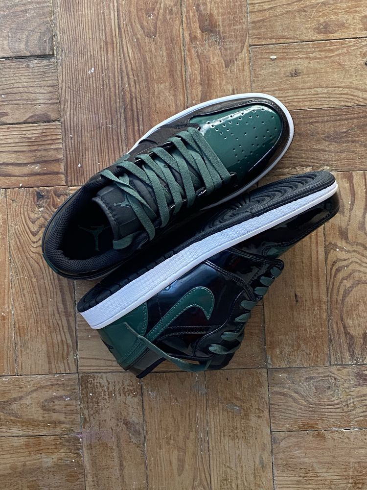 Nike air jordan 1 Low verniz