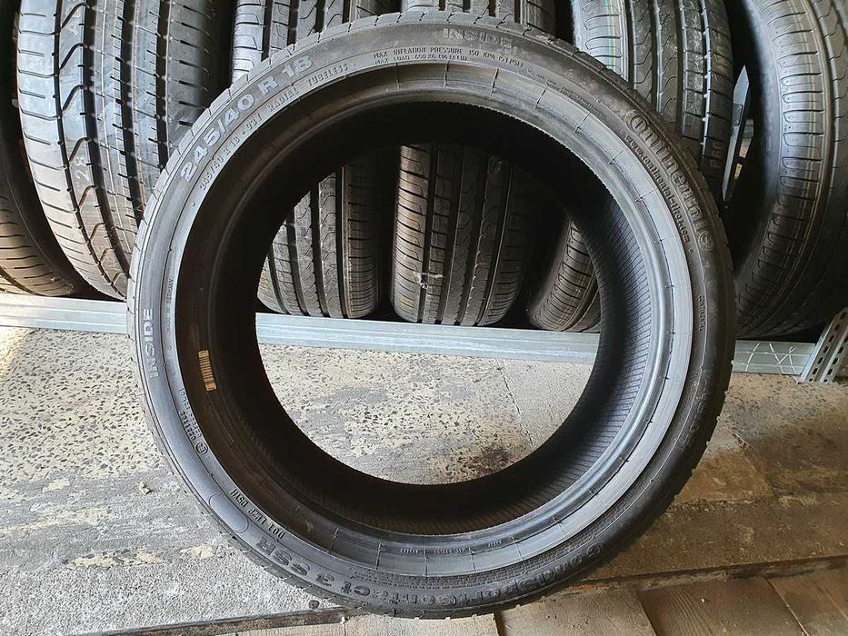1x Opona letnia 245/40/18 CONTINENTAL SportContact 3 - RunFlat 7mm!