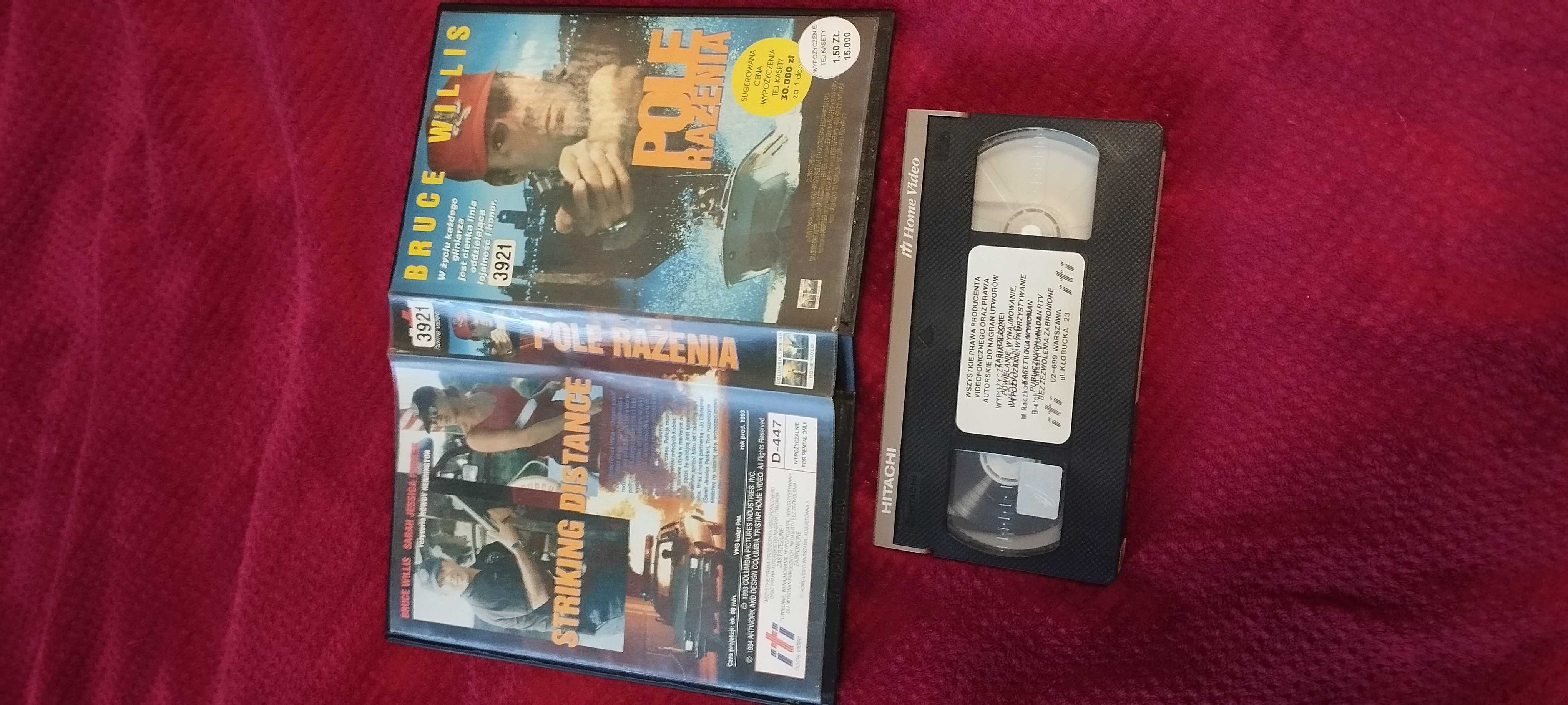 Kaseta VHS Pole rażenia (Striking Distance)