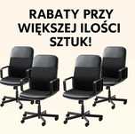 UWAGA OKAZJA!! Krzesła biurowe IKEA RENBERGET Rabaty!! 4 szt