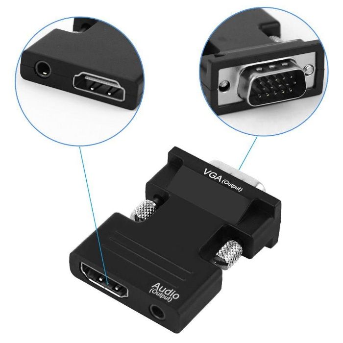 Переходник - конвертер HDMI to VGA и VGA на HDMI