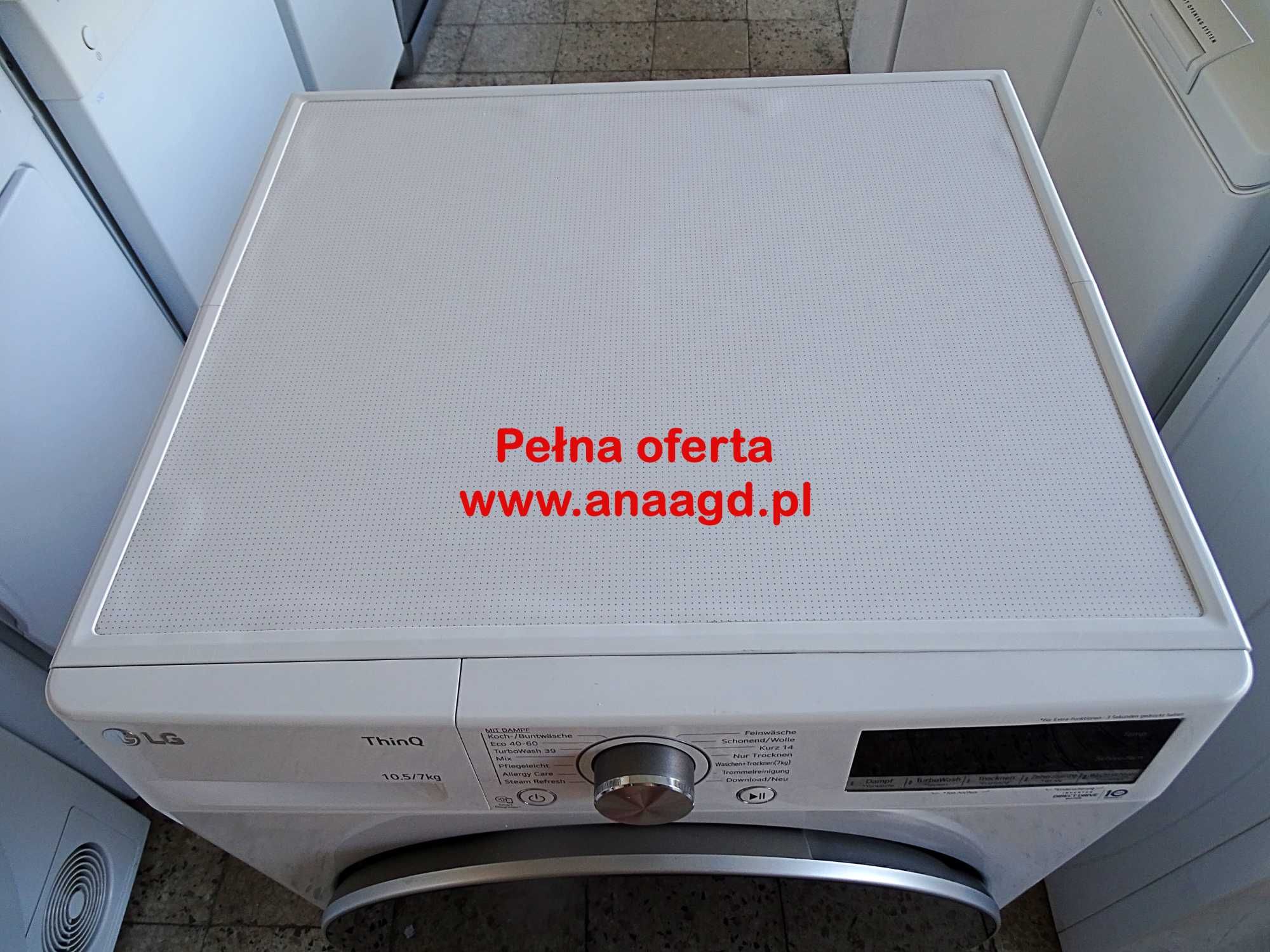 Pralko-suszarka LG 10,5/7 kg z Parą Instr.PL GWARANCJA! Duży Wybór AGD