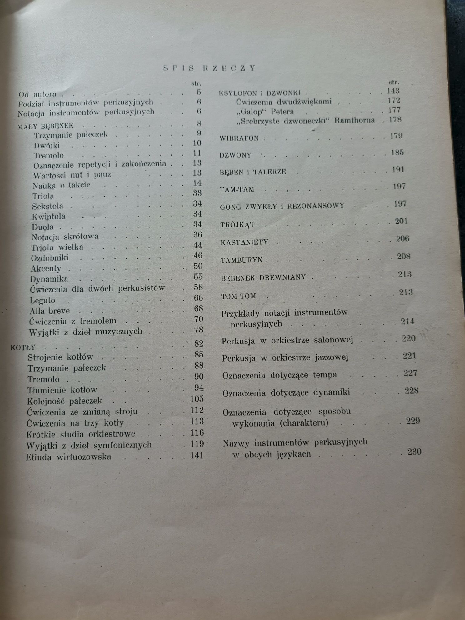 1950 Szkoła na instrumenty perkusyjne
Józef Stojko Nuty