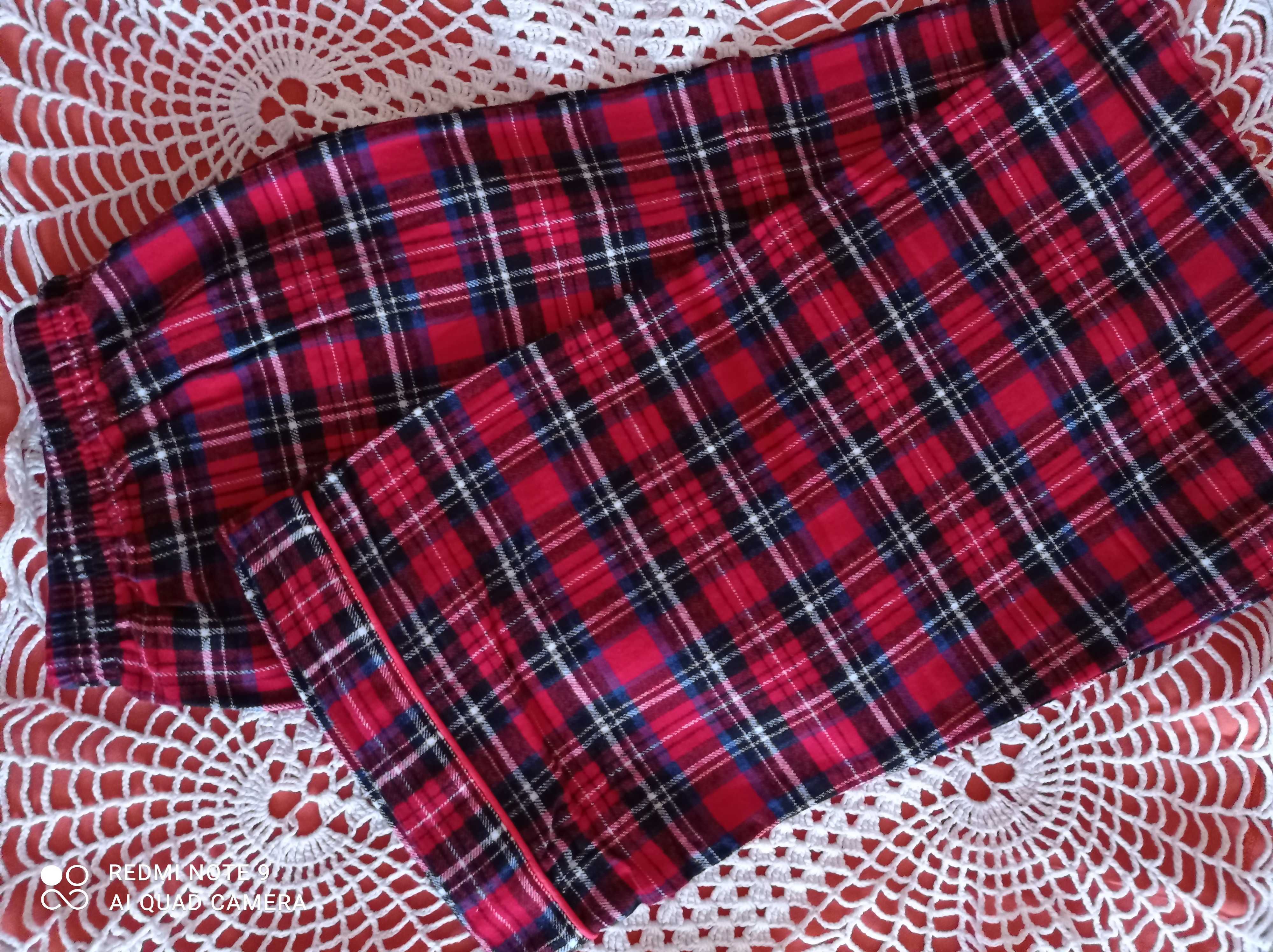 Piżama damska, 100% bawełna, rozmiar M, NOWA