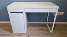 IKEA MICKE biurko 105x50 białe okazja super stan + plecki gratis