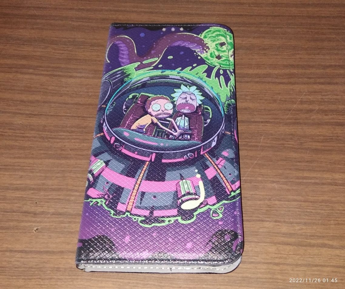 Etui zamykane case z klapką - Samsung A11 / M11 - Rick i Morty