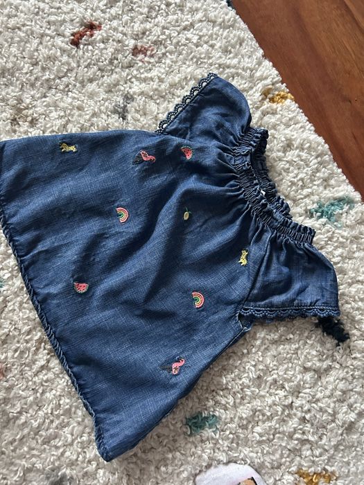 Granatowa bluzeczka NEXT 68-74