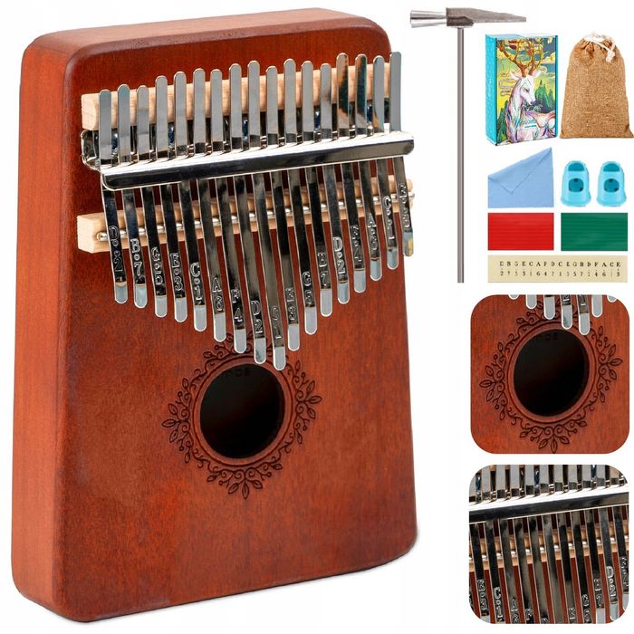 Kalimba drewniana instrument pianino