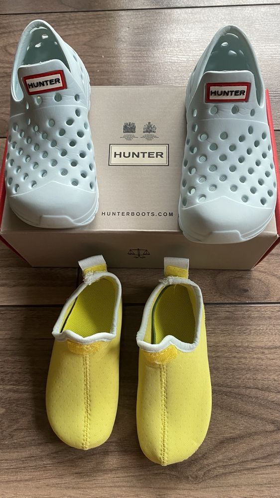 Hunter jak  Crocs sandałki nowe