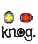 Zestaw lampek rowerowych KNOG Blinder Mini Cross Twinpack