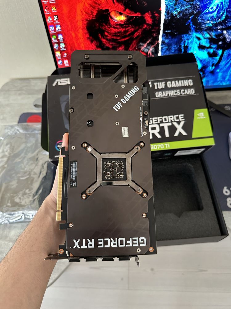 RTX3070TI LHR на гарантии Asus TUF Gaming