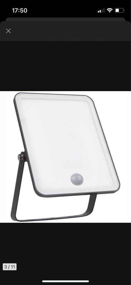 Lampa z czujnikiem ruchu  led ledwance 30w