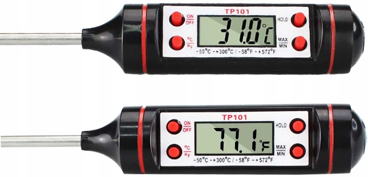Termometr elektroniczny kuchenny szpilkowy wyświetlacz z soną do mięsa