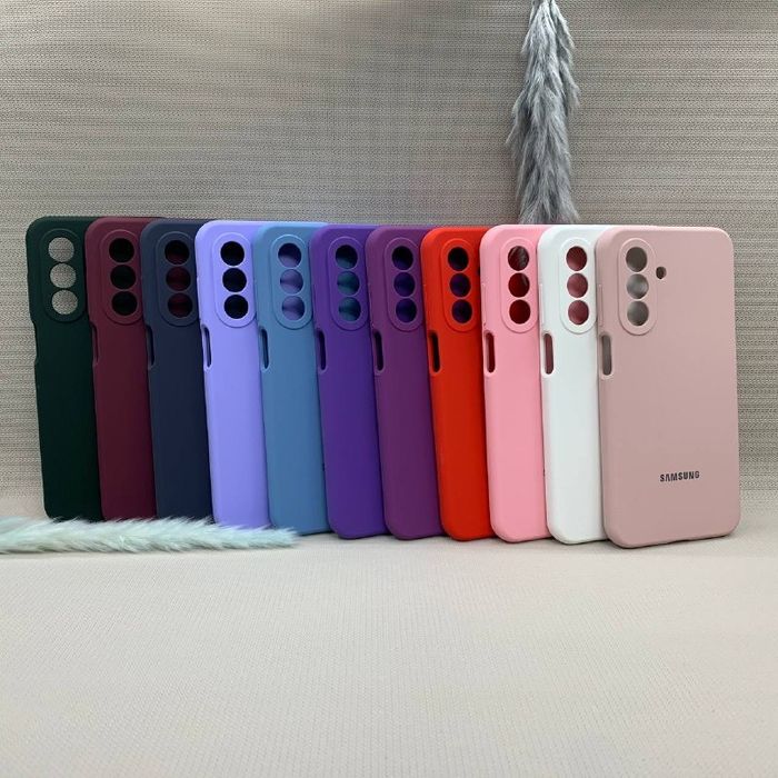 Топ! Samsung A17 с логотипом Противоударный чехол софт тач все модели