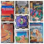 Conjunto lote 43 livros infantil juvenil revenda para desocupar