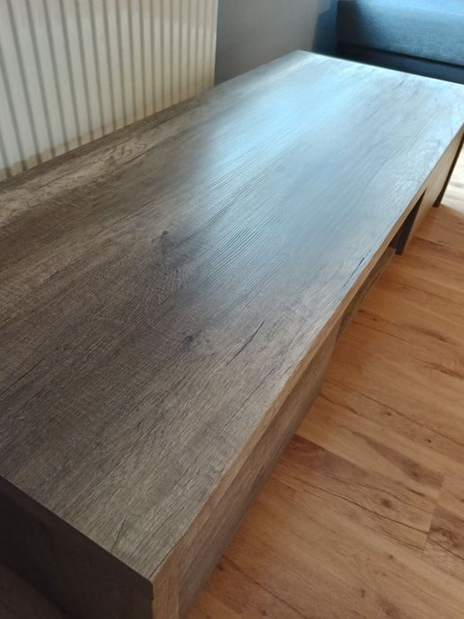 Szafka RTV dąb sonoma dwie szuflady