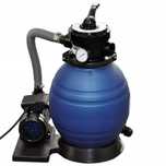 filtr do basenu,Piaskowa pompa filtrująca, 400 W, 11000 L/h