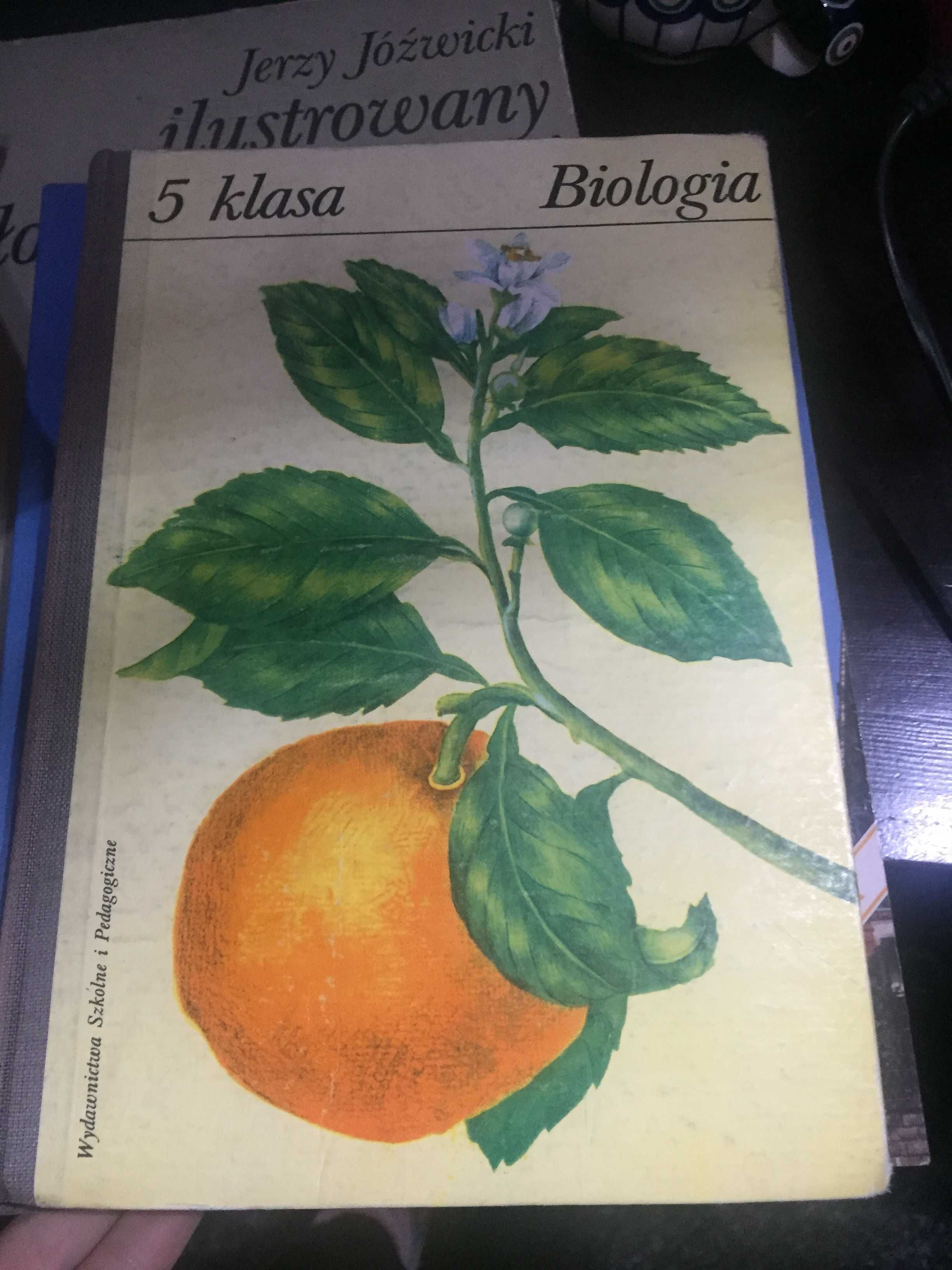 Stary podręcznik Biologia, kl. 5, 1882